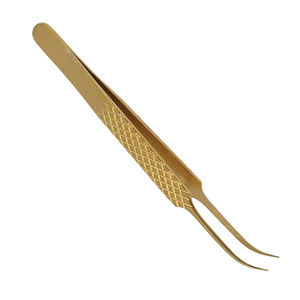 แหนบขนตาสีทองแหนบปลายแหลมเคลือบสีทองจากเยอรมัน - Product Image 5