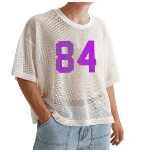 T-shirt de gymnastique à séchage rapide en polyester 100% coton personnalisable pour hommes T-shirt en jersey de maille respirant Nouveau motif solide en tissu éponge - Product Image 6