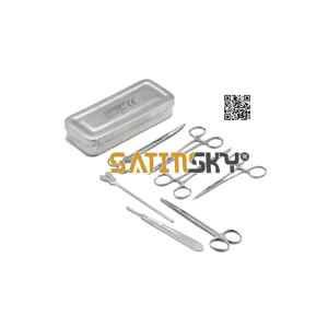 ชุดเครื่องมือส่องกล่องเสียงสัตว์คุณภาพสูงแบบแมนนวล SMT-II ระดับมืออาชีพ พร้อมใบมีด 5 ใบ ขนาด 75-210 มม. ได้รับการรับรองมาตรฐาน CE สำหรับสัตว์ - Product Image 5