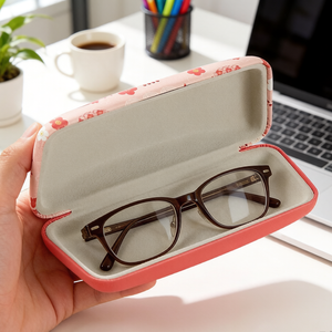 Estuche Rígido <span class=keywords><strong>para</strong></span> <span class=keywords><strong>Gafas</strong></span> con Diseño Floral Impreso Digitalmente, Personalizado con Logotipo, <span class=keywords><strong>para</strong></span> <span class=keywords><strong>Gafas</strong></span> <span class=keywords><strong>de</strong></span> Lectura - Product Image 2