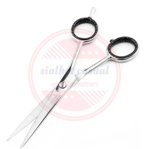 กรรไกรตัดผมสแตนเลสแบบตรงสำหรับร้านตัดผมมืออาชีพ - Product Image 3