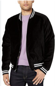 เสื้อแจ็กเก็ตคอปกกำมะหยี่สีดำดีไซน์แฟชั่นพร้อมการปักผ้าขนสัตว์กันน้ำและใส่กลับด้านได้ - Product Image 4