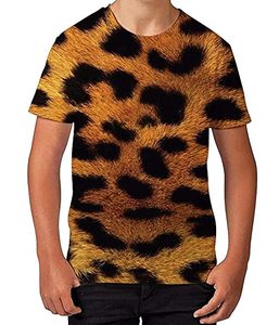 Porte-clés en métal en acier inoxydable imprimé léopard, caoutchouc PU plastique, 220 grammes, tissu, couleur et taille personnalisées, design unique de t-shirt - Product Image 3