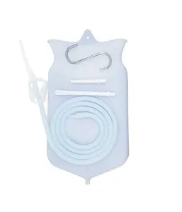 Sac de douche à lavement en silicone réutilisable de haute qualité pour kit de lavement