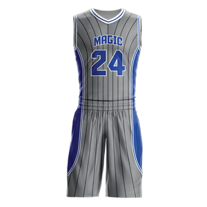 Camiseta de baloncesto de doble cara reversible personalizada, pantalones cortos, uniformes para adultos, jóvenes, impresión personalizada, logotipo de número de nombre - Product Image 1