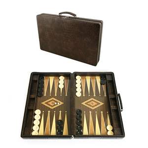 Bolso de cuero Star Backgammon grande - Product Image 1