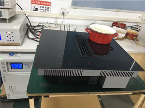 Système de ventilation intégré électrique en acier inoxydable de plaque à induction intégrée haute puissance 7200W - Product Image 4
