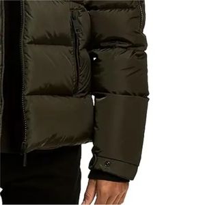 Veste bomber à capuche unisexe OEM, toile imperméable, séchage rapide, veste matelassée chaude, respirante, hiver, bulle, couleurs personnalisées, extérieur - Product Image 5