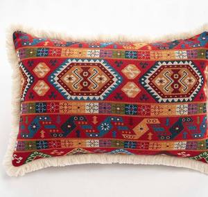 Vintage Kilim Hand Woven Jute <b>Throw</b> <b>Pillow</b> Cover Customizable Luxury Striped Eco-Friendly Anti-Static Washable Rustic Pattern - Product Image 4