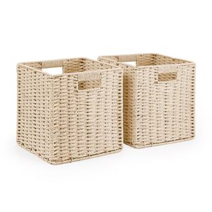 Natural Water Hyacinth Storage <b>Basket</b> Eco Friendly Woven Storage Box For Home Organization Vietchoice - Product Image 1