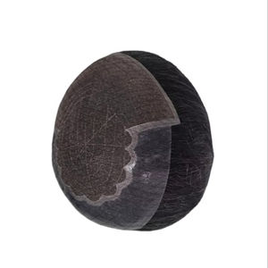 Perruque en cheveux humains Q6 Yaki, toupet pour homme, cheveux vierges Remy, trame unique, Bangladash Naturalizer Curl Bonnet, extension de cheveux Remi - Product Image 2