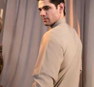 Shalwar Kameez Avant Garde Design Silhouette contemporaine tendance pour homme Vêtements ethniques décontractés - Product Image 3