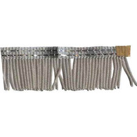 OEM Vêtement Coupe Métallique Frange En Gros Passementerie Frange En Laurex Fil Métallique Personnalisé Mylar Franges En Or