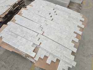 สีขาว Carrara ไม้วีเนียร์หินธรรมชาติแผ่นผนังแบบดั้งเดิม-การออกแบบที่ทันสมัยภายนอกภายในกลางแจ้ง - Product Image 5