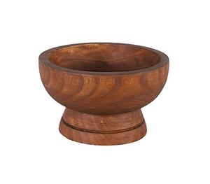 Classic Design <b>Wooden</b> <b>Fruits</b> <b>Bowl</b> With Finest Quality Round Shape Tabletop <b>Fruits</b> And Salad Serving <b>Bowls</b> - Product Image 2