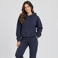Ensemble survêtement homme personnalisé : sweat à capuche et pantalon de jogging bleu marine – Fabricant OEM/ODM, fournisseur en gros pour marques