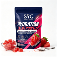 OEMHydration Elektrolyten Gummies Hydratatie Elektrolyten Gummies met Magnesium en Kalium voor Snel Sportief Herstel en Dagelijks Gebruik
