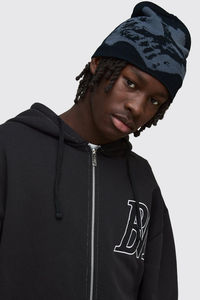 Gorros de punto Jacquard completos personalizados para hombres y mujeres Diseño elegante para ropa de invierno al aire libre con algodón - Product Image 3