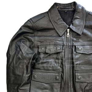Offres Spéciales Homme Meilleur Design Hommes Vêtements Avec Des Vestes De Compétition Durable Coupe-Vent Hommes Veste En Cuir De Qualité Supérieure - Product Image 3