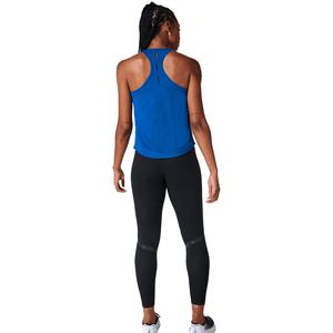 Haute qualité 100% Polyester Spandex extensible ajusté Gym Yoga haut court OEM personnalisé femmes Fitness débardeur - Product Image 3