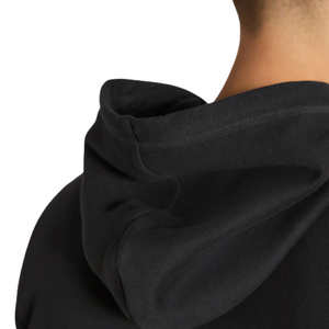 Sweat à capuche noir à imprimé graphique pour homme, sweat-shirt à capuche décontracté minimaliste, imprimé, chaud, en polaire, manches longues, streetwear, vêtements d'hiver - Product Image 5