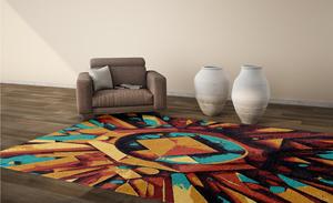 Ensemble de tapis persans modernes en laine, noués à la main, motif abstrait, écologiques, résistants au feu, épaisseur 12 mm, antidérapants - Product Image 2