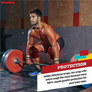 แผ่นรองข้อศอกและเข่าที่ยกน้ำหนักที่หัวเข่าดีไซน์พรีเมียม - Product Image 6