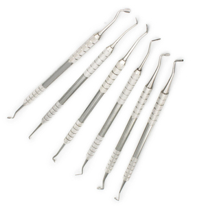 Venta al por mayor Dental Composite relleno Talladores Restauración Instrumentos de doble extremo Dental Composite relleno Talladores conjunto - Product Image 3