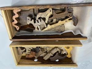 ของเล่นรูปสัตว์ทำจากไม้ที่ปลอดภัยงานฝีมือจากธรรมชาติแบบทำด้วยมือของขวัญสำหรับเด็กที่ได้แรงบันดาลใจจากการตกแต่งที่ทันสมัย - Product Image 3