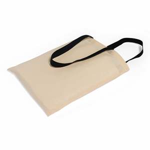 Bolsa de Mano de Algodón de Color Sólido con Cierre Abierto - Product Image 5