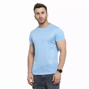 T-shirts pour hommes en gros, surdimensionnés, de haute qualité, à manches courtes, en soie/coton, impression personnalisée, vêtements de rue - Product Image 5