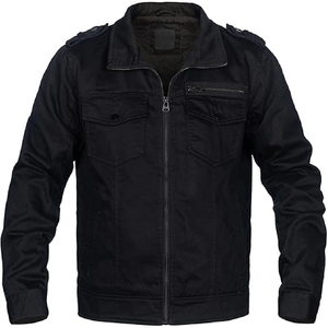 Veste vintage en coton pour hommes de style récent de haute qualité, fermeture à glissière épaisse de style vintage pour veste d'hiver - Product Image 1