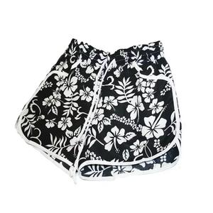 ชุดกางเกงขาสั้นชายหาดผู้หญิงแฟชั่นลำลองเอวยางยืดปานกลางระบายอากาศได้สีพื้นแห้งเร็วฤดูร้อน - Product Image 3