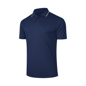 Gran oferta Polo personalizado manga corta hombres 100 poliéster secado rápido hombre Golf Polo camisetas - Product Image 2