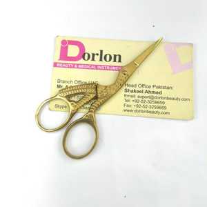 กรรไกรตัดเล็บแบบตรงพร้อมโลโก้ออกแบบได้ตามต้องการกรรไกรตัดเล็บชุบทองรูปนกกระสา - Product Image 5