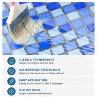 Revêtement liquide acrylique imperméable pour la protection des sols de cour et des sols extérieurs en carrelage