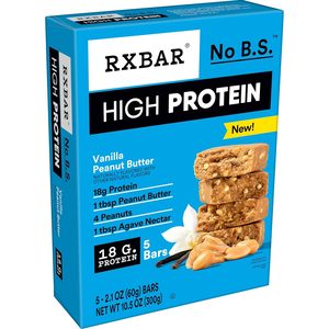 RXBAR High Protein Bars, Gluten Free, Protein Snacks, Vanilla Peanut Butter (6 <b>Boxes</b>, 30 Bars) - Product Image 5