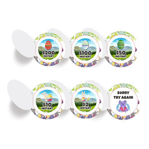 Nouveau Style personnalisé tirette billets de loterie papier loterie <span class=keywords><strong>gagnant</strong></span> carte à gratter - Product Image 1