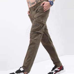 Pantalones Cargo de Algodón 100% para Hombre, Talla Grande, Lavados, Rectos, Ligeros, Deportivos, Casuales - Product Image 2