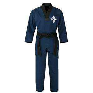 Impresión personalizada 100% Material de algodón Premium de alta calidad de manga larga Unisex Jiujitsu conjuntos de uniformes de secado rápido transpirable - Product Image 1