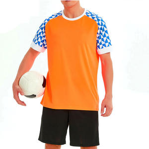 El mejor uniforme de fútbol para hombres, tendencia superior, tela transpirable duradera, ligero, antibacteriano, cuello redondo, ropa de fútbol personalizada - Product Image 4