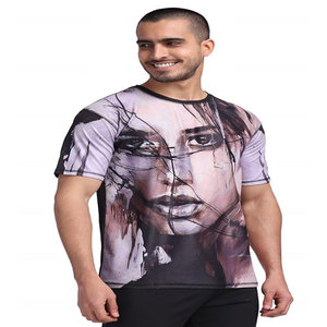 Venta al por mayor de camisetas de manga corta de hombre en fábricas tops de verano ropa deportiva de hombre de media manga ropa de gran tamaño - Product Image 1