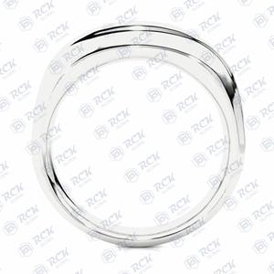 1.75 TCW rond Briliiant coupe 5 pierre Moissanite bague pour femmes/anniversaire cadeau bague bande pour amour cadeau d'anniversaire - Product Image 4