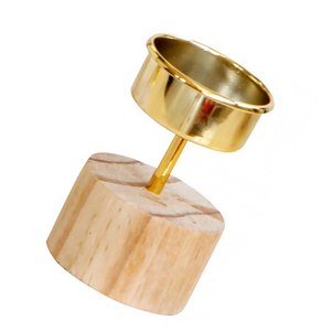 Bougeoir personnalisé pour fêtes de mariage et de fiançailles Décoration Bougeoir à pilier en métal et aluminium - Product Image 6