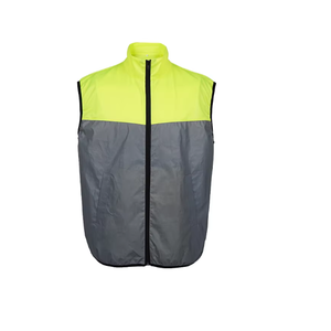 Gilet réfléchissant de sécurité routière personnalisable multicolore avec poches et fermeture éclair Construction Vêtements de sécurité réfléchissants - Product Image 4