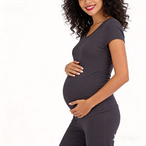 Set di 2 Pezzi <span class=keywords><strong>in</strong></span> Cotone per <span class=keywords><strong>Allattamento</strong></span> e Maternità, Facile Accesso per l'<span class=keywords><strong>Allattamento</strong></span>, Morbido e Delicato sulla Pelle per Donne <span class=keywords><strong>in</strong></span> <span class=keywords><strong>Gravidanza</strong></span> - Product Image 4