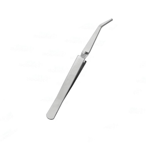 New 14 cm <b>Bracket</b> Holding Tweezer Placing Direct Bond Holder Cross Lock Orthodontic Instruments Surgical Forceps CE ISO Approved - Product Image 4