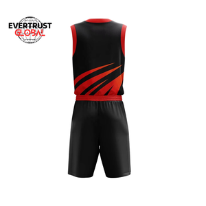 Conjunto de Ropa de Baloncesto Unisex Personalizada de Alta Calidad, 100% Poliéster, Talla Grande, Impresión por Sublimación, 160g - Product Image 4