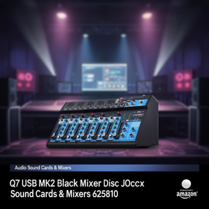 <b>Mixer</b> disc jockey Q7 <b>USB</b> MK2 Black 625810 - Product Image 3