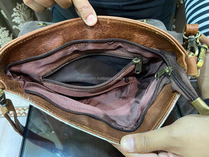 Hair on Hide Cowhide Leather Handbag Unique Style Bohemian Sling Purse Multi Purpose Women Sling Bag Crossbody Shoulder Handbags - Product Image 6